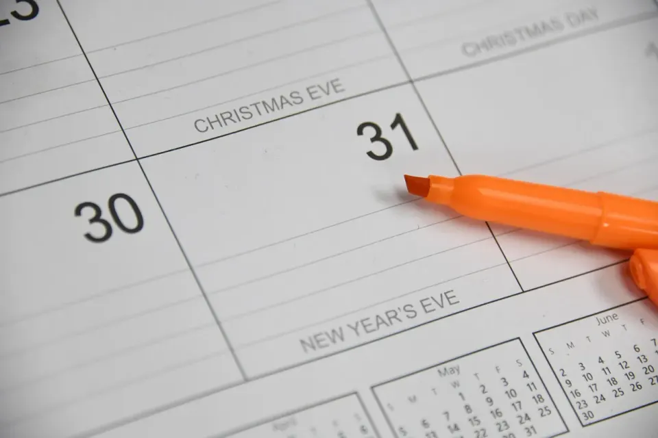 year, end, new, calendar
