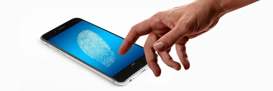 smartphone, finger, fingerprint, security