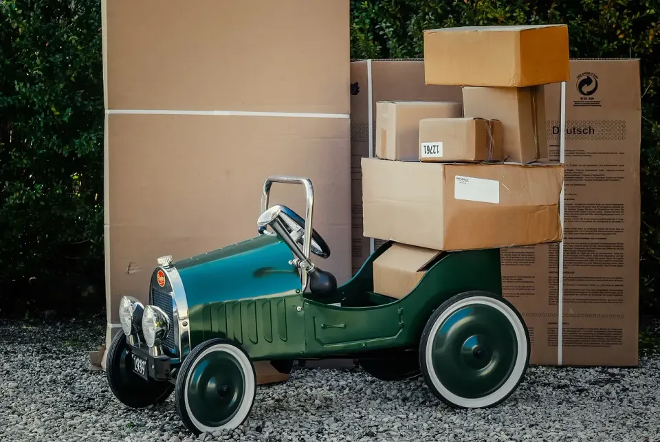packages, boxes, delivery, outdoor