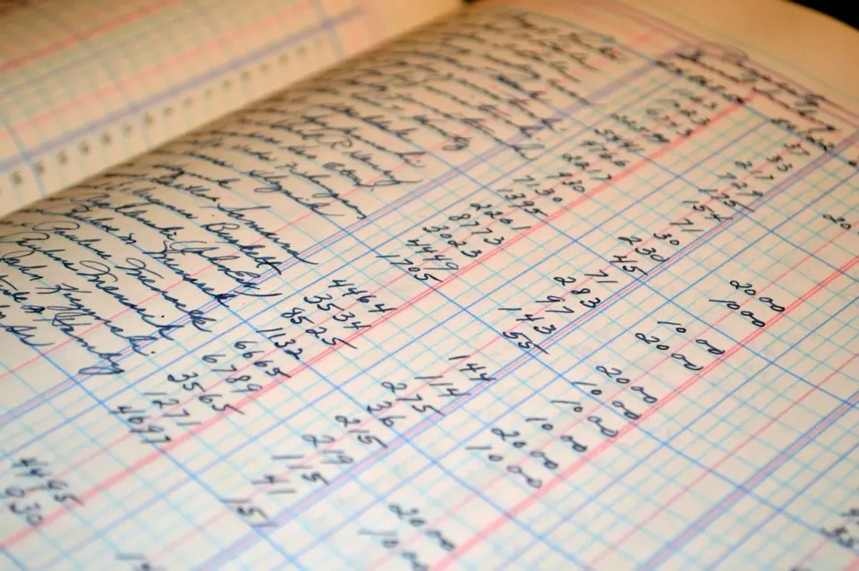 ledger, accounting, business, money